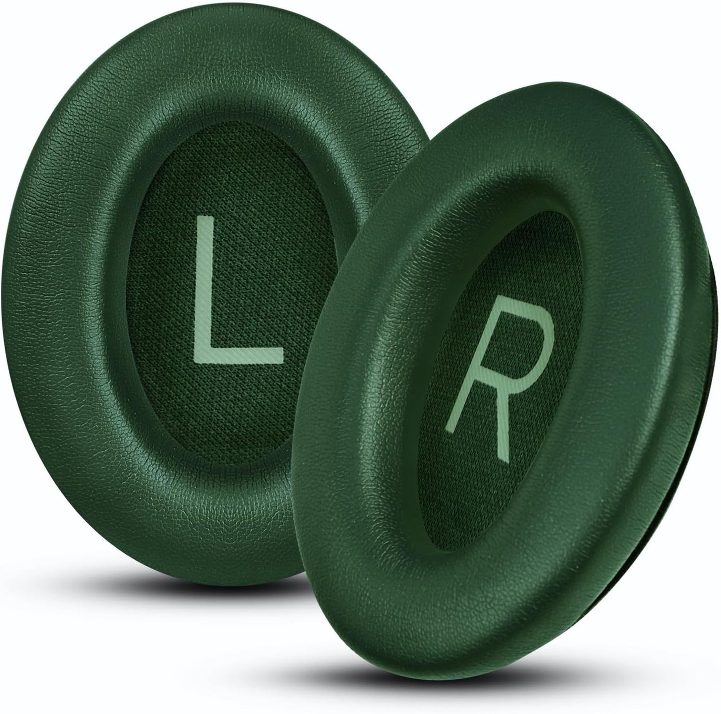 Headphones Replacement Ear Pads, Protein Leather earpad Cushions for Bose QuietComfort 45（QC45） Headphones, Softer Memory Foam - Dark Green