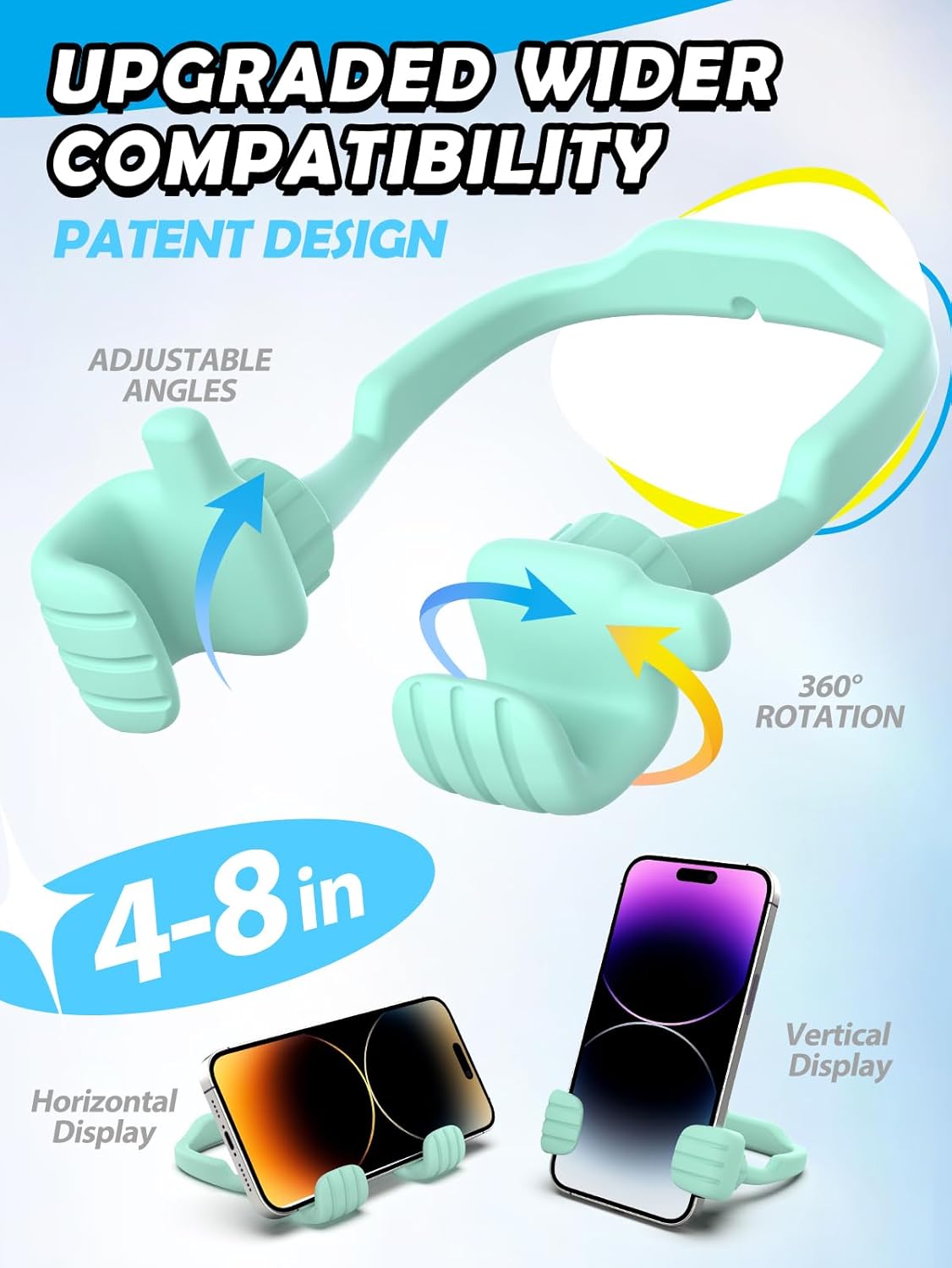 Graduation Gifts for Boys Girls Cell Phone Stand: Thumbs Up Lazy Phone Stand Holder Funny Gadgets Birthday Gifts for Kids Teens Adults Men Women Teenage Dad Mom Husband Wife Who Have Everything