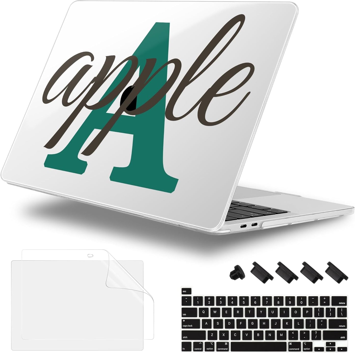 Compatible with MacBook Pro 13 inch Case M2 2024, 2023, 2022-2016 A2338 M1 A2251 A2289 A2159 A1989 A1708 A1706, Plastic Hard Shell Case with Keyboard Cover, Custom Personalized Name