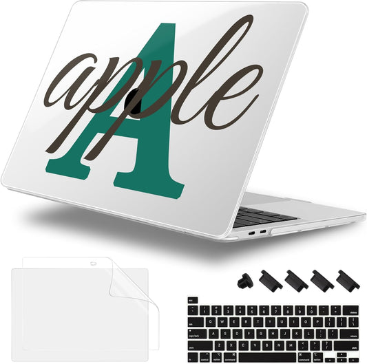 Compatible with MacBook Pro 13 inch Case M2 2024, 2023, 2022-2016 A2338 M1 A2251 A2289 A2159 A1989 A1708 A1706, Plastic Hard Shell Case with Keyboard Cover, Custom Personalized Name