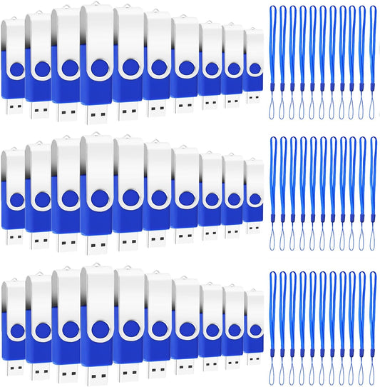 1GB Bulk Flash Drive 200 Pack, EASTBULL USB 2.0 Flash Drives Bulk Thumb Drives Pack USB Drives Pack (Blue)
