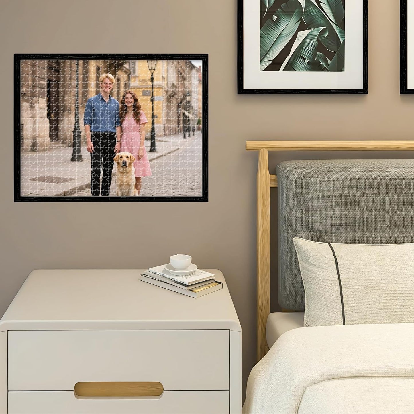 Custom Photo Puzzle – Personalized 500‑Piece Jigsaw Puzzle from Your Photos – Unique Custom Gift for Adults, Families, Weddings, Couples, Anniversaries, and Cartoons(500-horizontal)