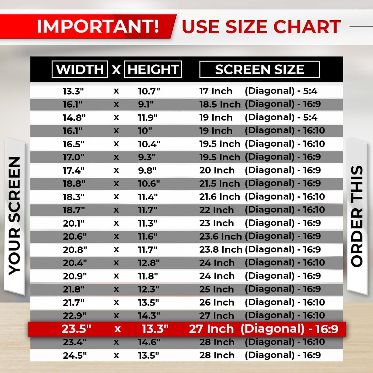 27 Inch 16:9 [2 Pack] Computer Privacy Screen Filter for Monitor - Privacy Shield and Anti-Glare Protector