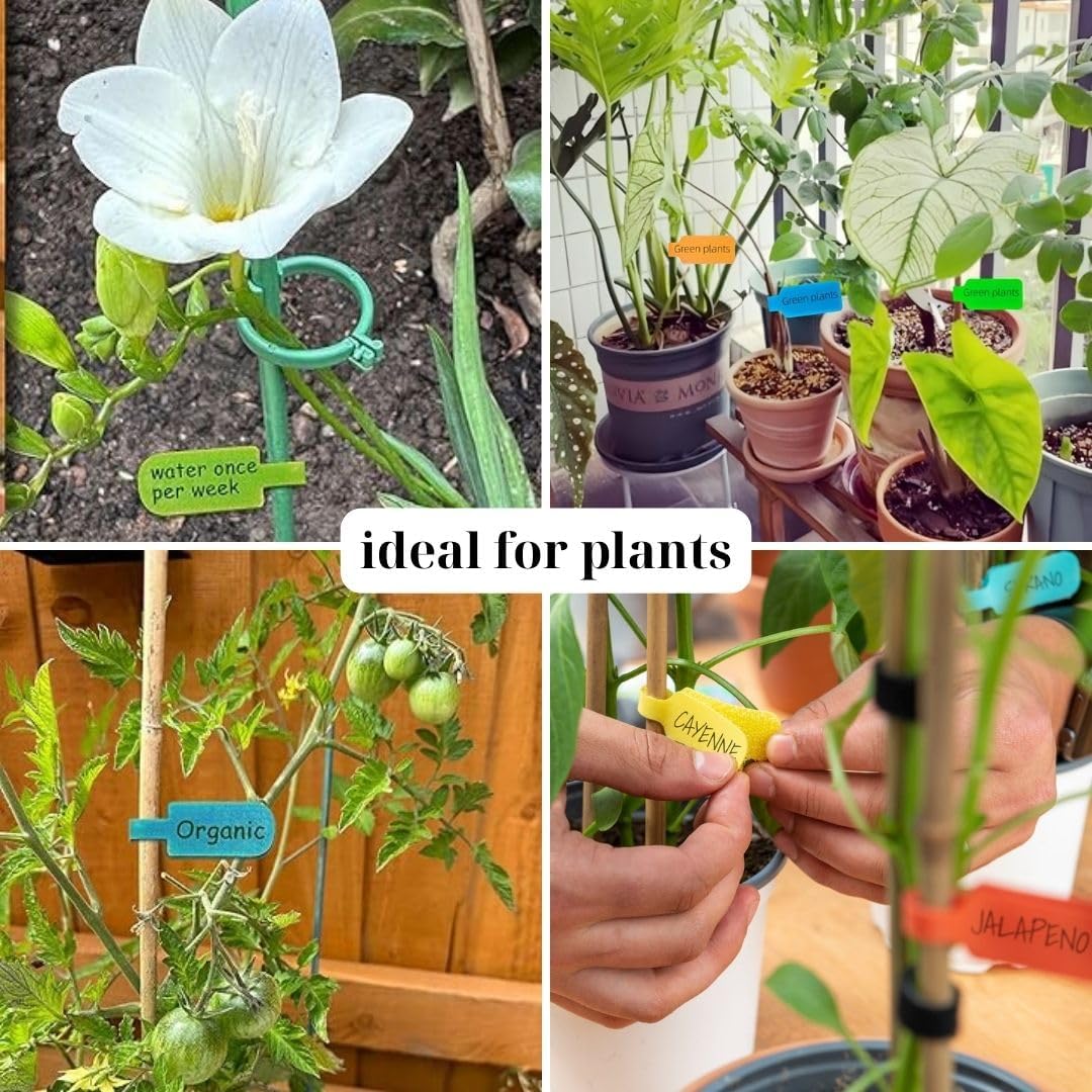 24 Pcs Multi-Color Cable Labels Write On Cord Labels Rectangle Cable Tags Wire Labels Cable Management and Identification Hook and Loop Wire Tags Wire Tags for Electronics and Computers 8 Colors