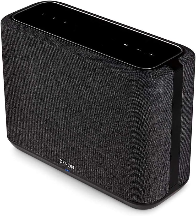 Denon Home 250 Wireless Smart Speaker – Mid-Size, Stereo Sound, Wi-Fi & Bluetooth, HEOS Built-in, Alexa Built-in, Siri & AirPlay 2, Spotify Connect, Multi-Room Support, Black