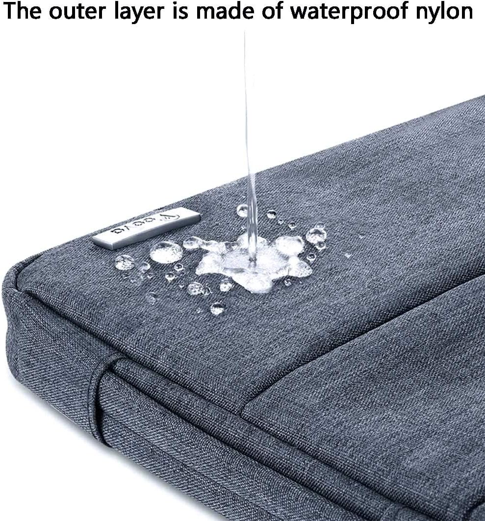 Voova Laptop Sleeve Carrying Case 15.6 16 Inch,Slim Computer Cover Bag Compatible with MacBook Pro 15/16, Dell xps 15,15-16 Inch HP Dell Asus Acer Laptop, Dark Grey