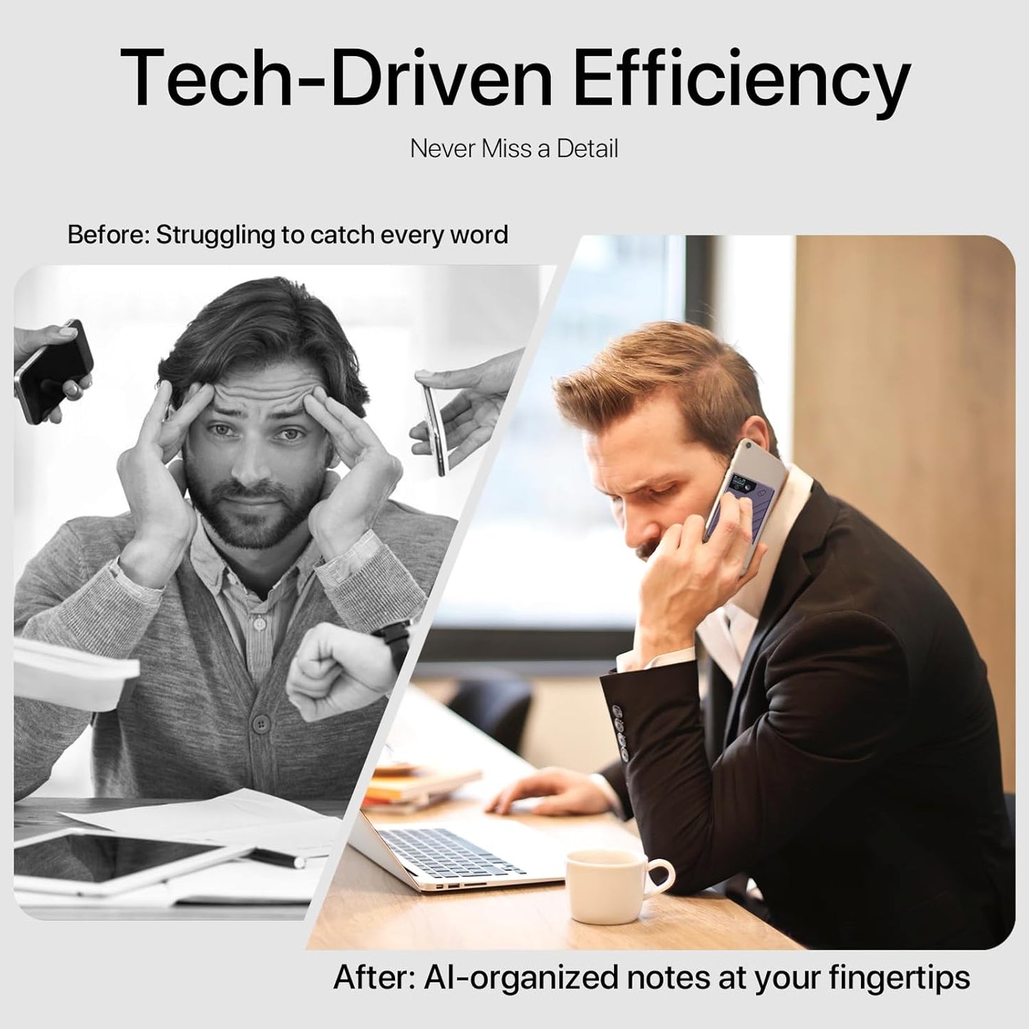 Ai Voice Recorder, Note Voice to Text Recorder W/Magnetic Case, App Control, Transcribe & Summarize with by Chatgpt, Support 112 Languages, 64GB Memory, Audio Recorder for Lectures, Meetings, Calls