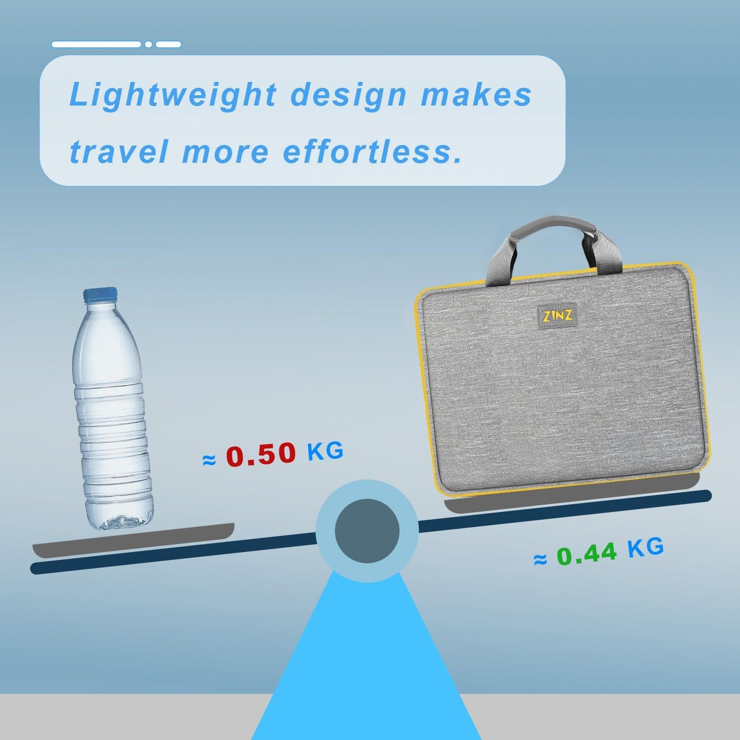 ZINZ Laptop Case Computer Sleeve Briefcase with Multi-pockets for 11.6 12.9 13 13.3 14 15 15.6 16 inch Notebooks