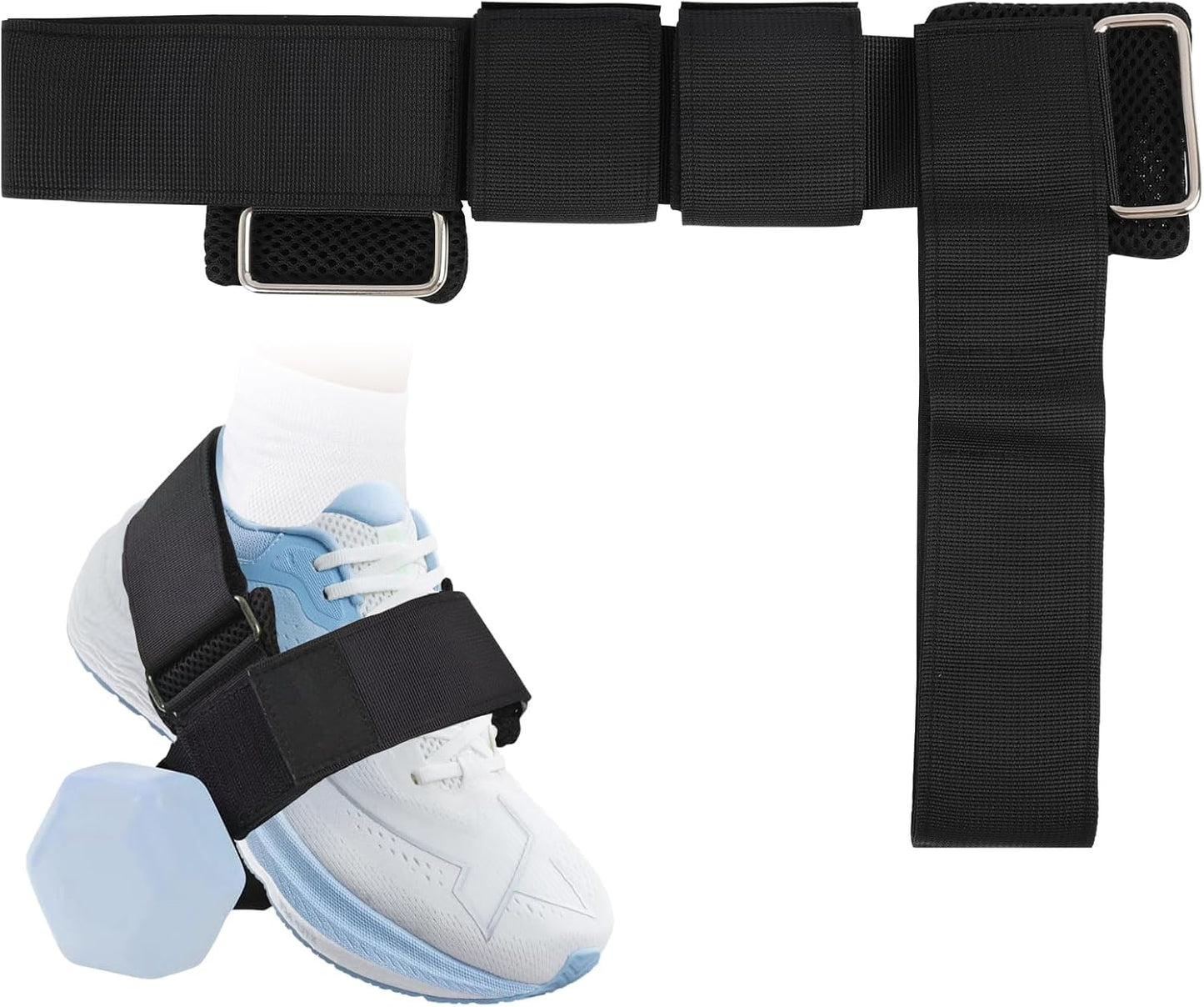 Dumbbell Foot Attachment, Adjustable Leg Weights for Men & Women, Leg Workout Equipment for Home Workouts, Tibialis Trainer for Hip, Shin Splint, Hamstring Curls, Leg Extensions