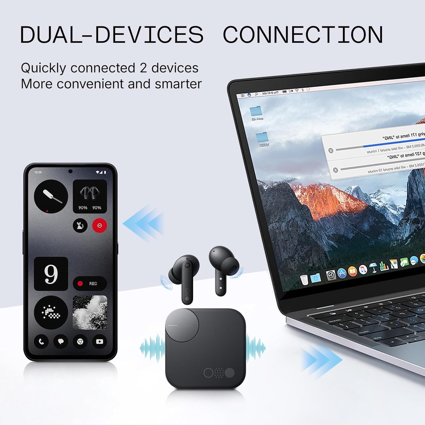 CMF Buds Pro 2 Hybrid 50db Noise Cancelling Earbuds, Hi-Res Audio with LDAC, 6 HD Mics Wireless Headphones, Smart Dial Design, Ultra Bass Technology, Bluetooth 5.4, 43H Playtime, Dark Grey