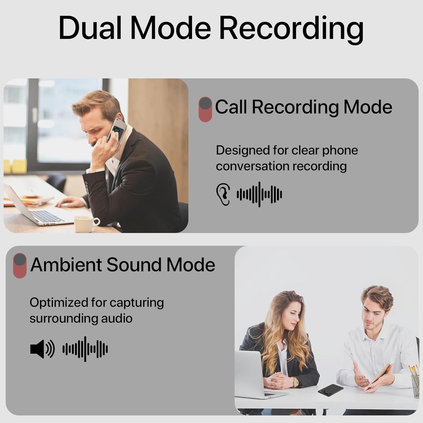 Ai Voice Recorder, Note Voice to Text Recorder W/Magnetic Case, App Control, Transcribe & Summarize with by Chatgpt, Support 112 Languages, 64GB Memory, Audio Recorder for Lectures, Meetings, Calls