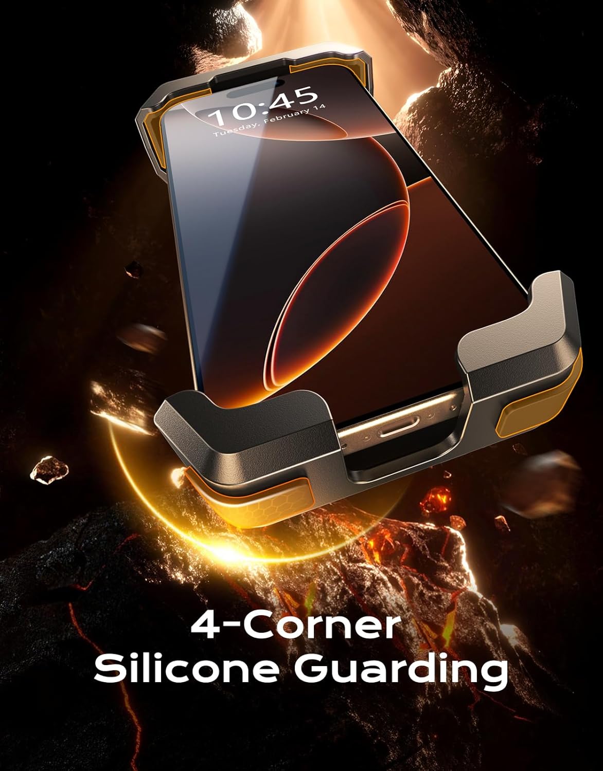 Bike Phone Holder [Upgrade Vibration Dampened], Super Stable Motorcycle Phone Mount, 360° Rotation & Quick Lock Phone Holder for Bike Compatible with iPhone 16/15/14, Galaxy, 4.7-6.8” Phones