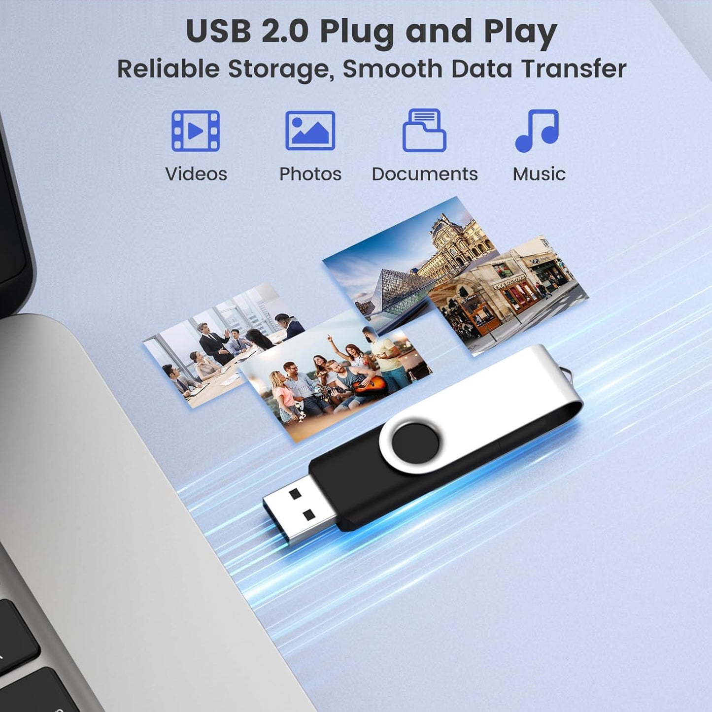 ABLAZE 32GB USB C Flash Drive 10 Pack, OTG USB 2.0 + Type C Memory Stick Dual Type C Thumb Drive Compatible with iPhone 16/15, Android Smartphone, Computers, Tablets, Mac,iPad,PC