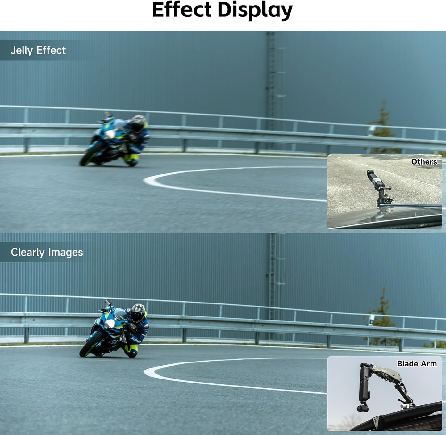 Movmax Blade Arm for DJI Pocket 3, Insta 360, and GoPro Hero 12 Cameras with N2 Arm Technology and Universal Locking Screw