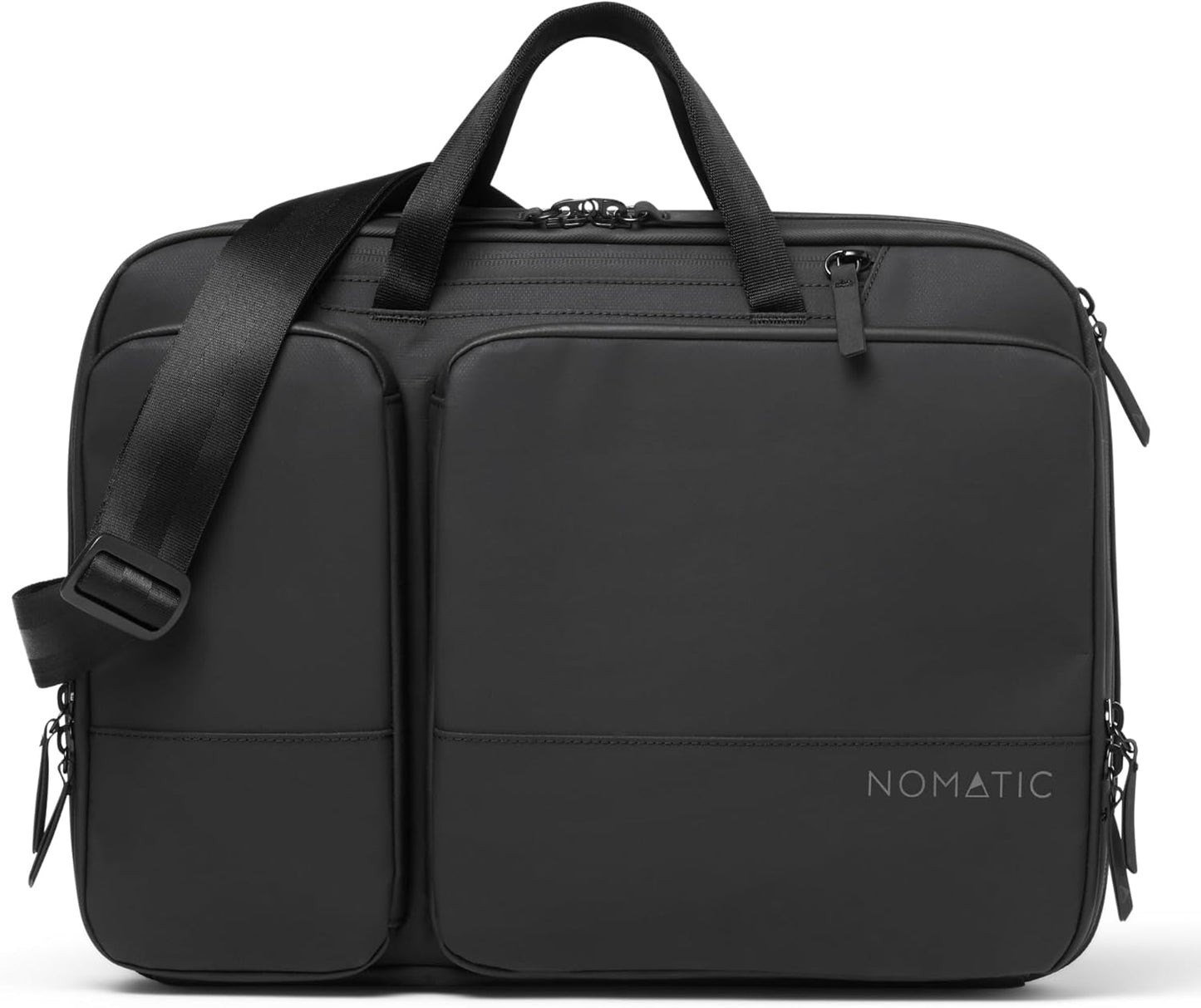 NOMATIC Laptop Bag: Slim Messenger Bag with RFID Pocket, Tech Organizer, Water-Resistant Zippers - 11-13.5L Expansion Design & Laptop Compartment for Work, Travel, or Daily Commute