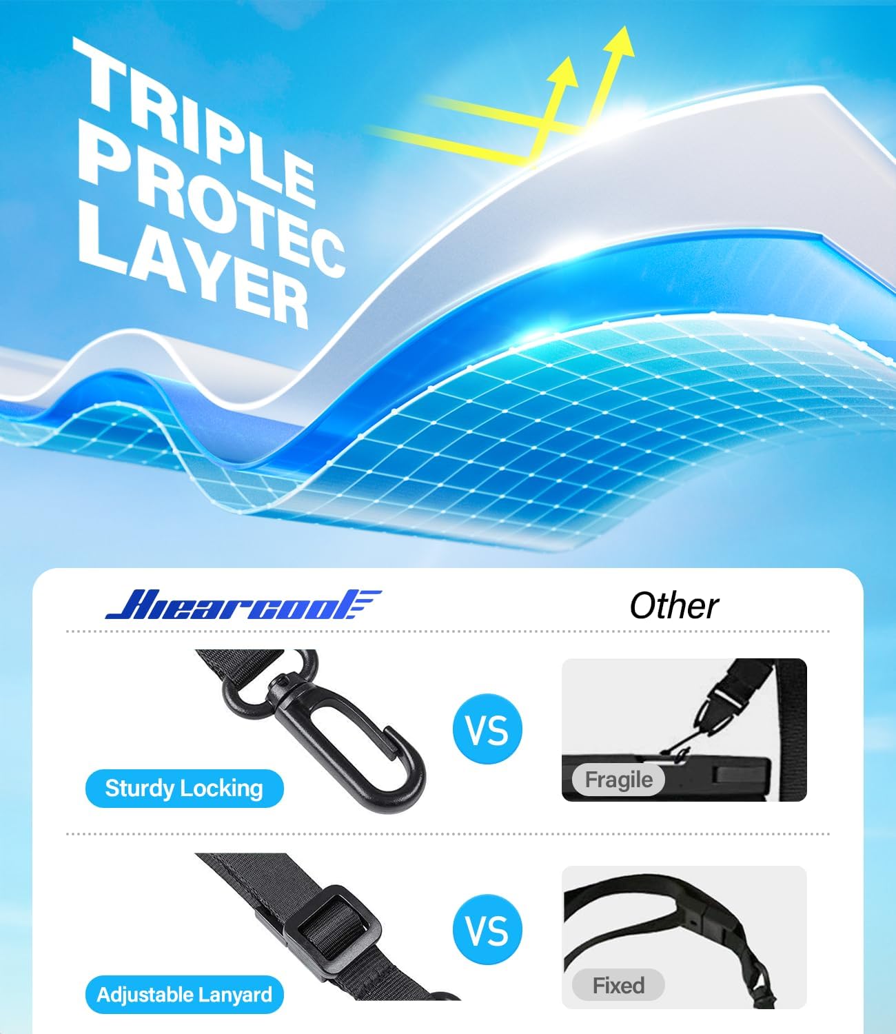 Hiearcool Waterproof Phone Pouch, Universal Case Compatible for iPhone 16 15 14 13 Pro Max Plus Up to 8.3", IPX8 Beach Travel Essentials-Black-2 Pack