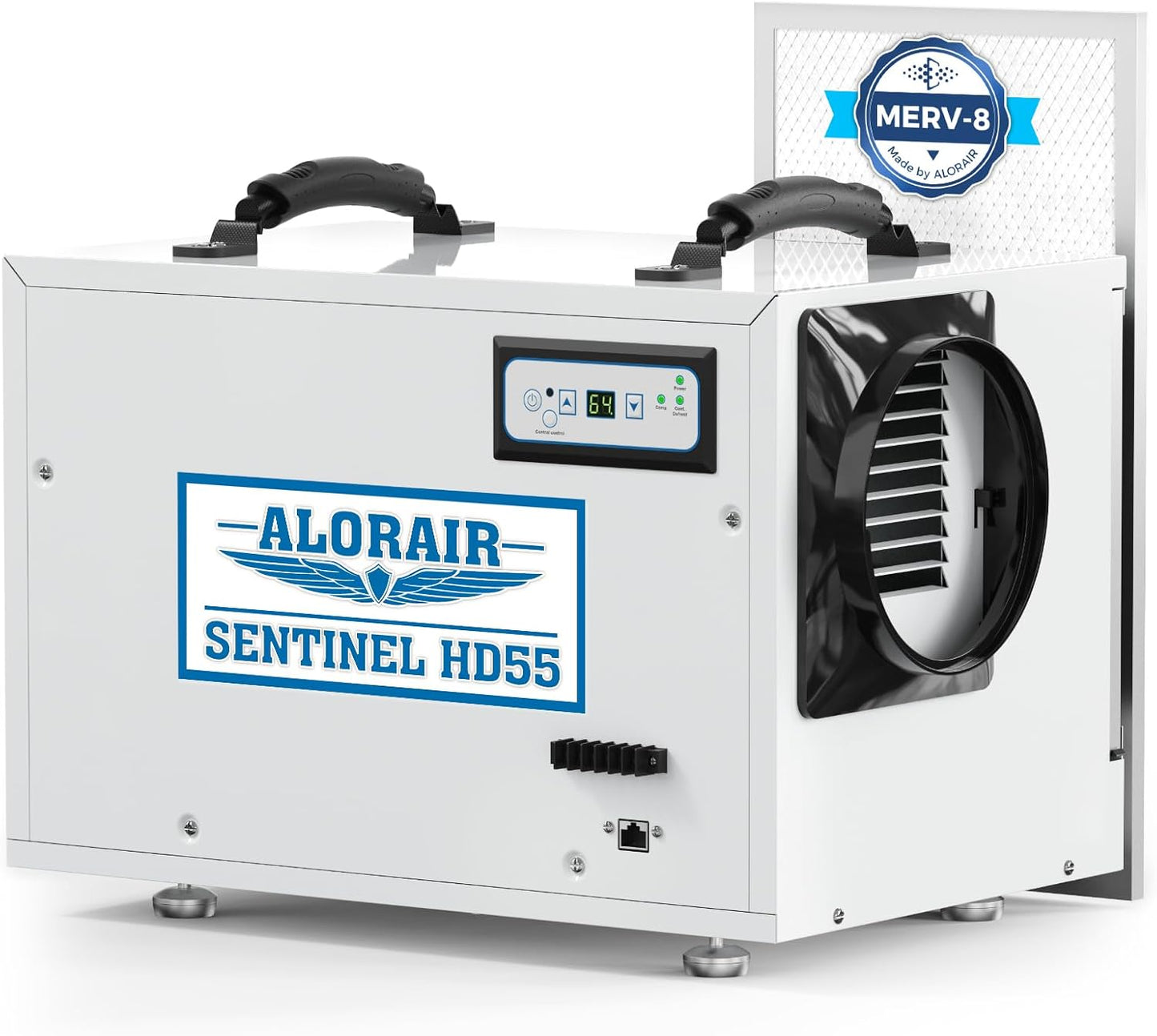 ALORAIR 120 Pints Commercial Dehumidifier for Crawl Spaces & Basements with Drain Hose, Compact Dehumidifiers for Home and Industry Water Damage, Auto Defrost, 5-Year Quality Coverage