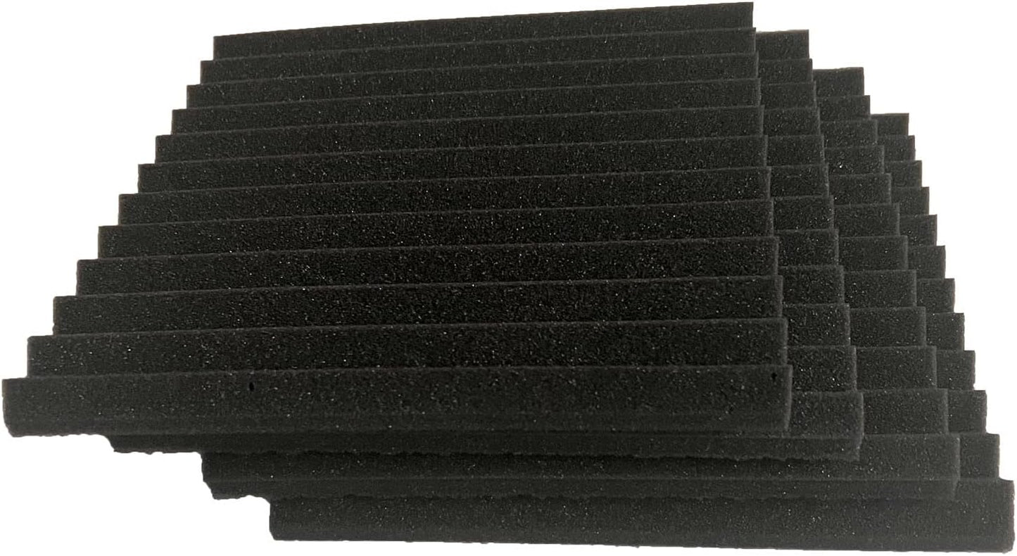 96 PACK Medium Sale Acoustic Foam Soundproof foam (96 black)