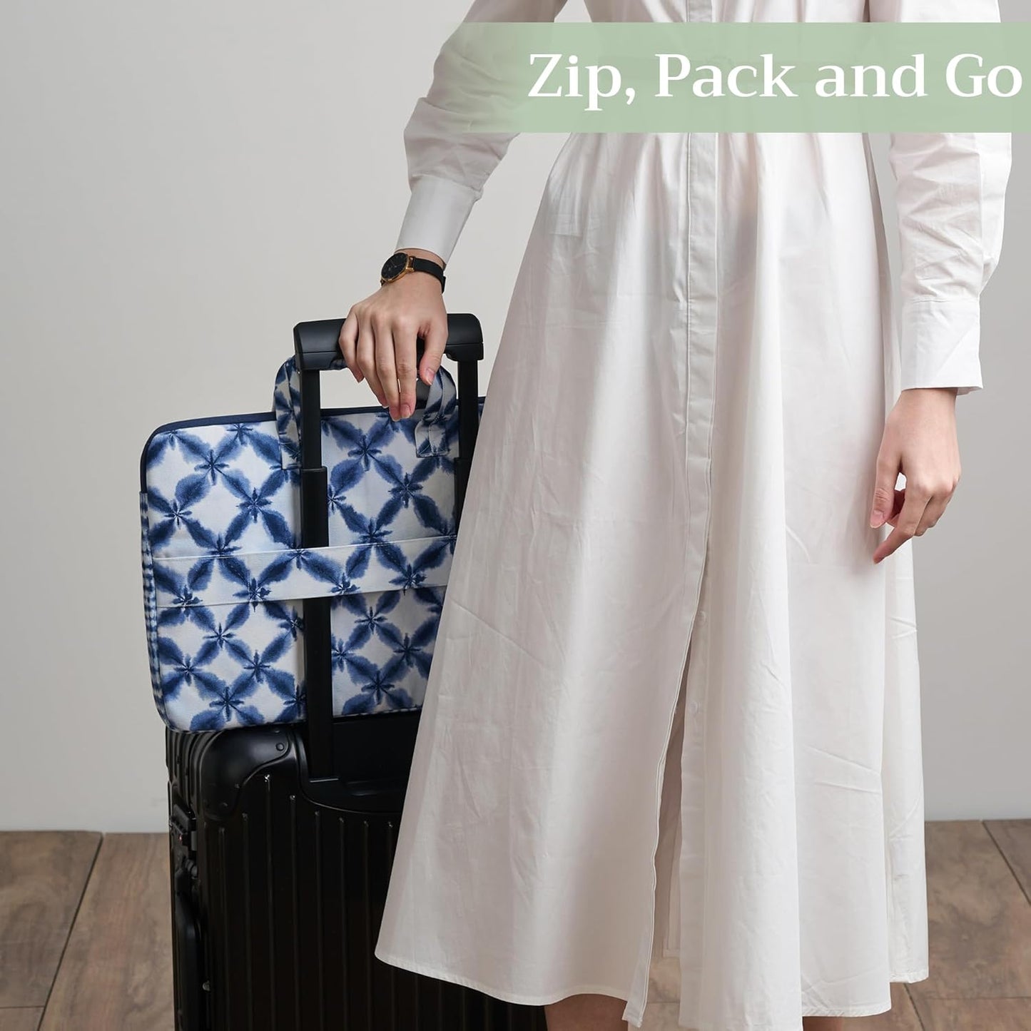 Maison d'Hermine Laptop bag with front pocket Stain and water repellent Cotton canvas