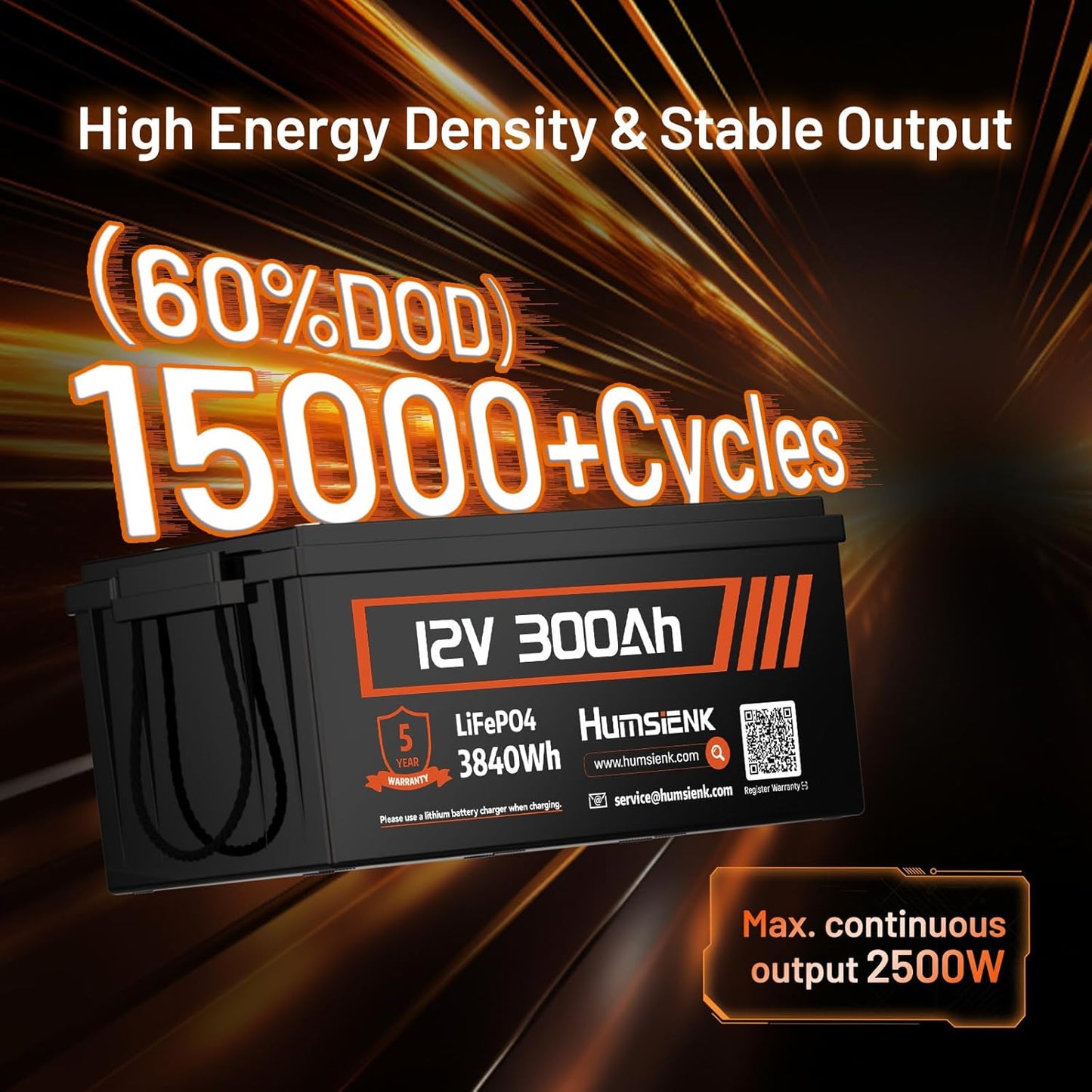 Bluetooth 12V 300Ah Battery LiFePO4 Lithium Built-in 100A BMS, 15000 Deep Cycles Battery 3840Wh with Low-Temp Protection for RV Marine Trolling Motor Home Energy Storage Off-Grid Living, 2 PACK