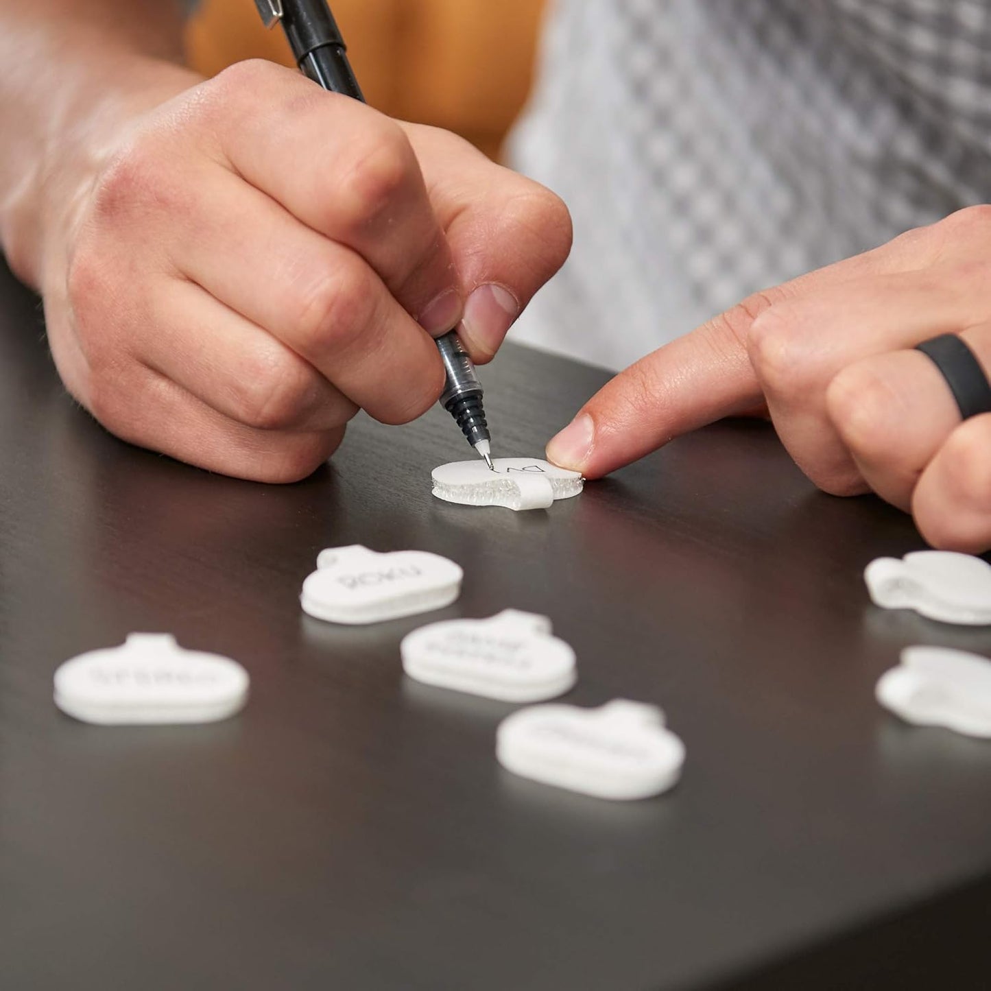 Cable Labels by Wrap-It Storage, Regular, White (36 Pack) - Write On Cord Labels, Wire Labels, Cable Tags and Wire Tags for Cable Management and Electronics, Computers. Great Stocking Stuffer