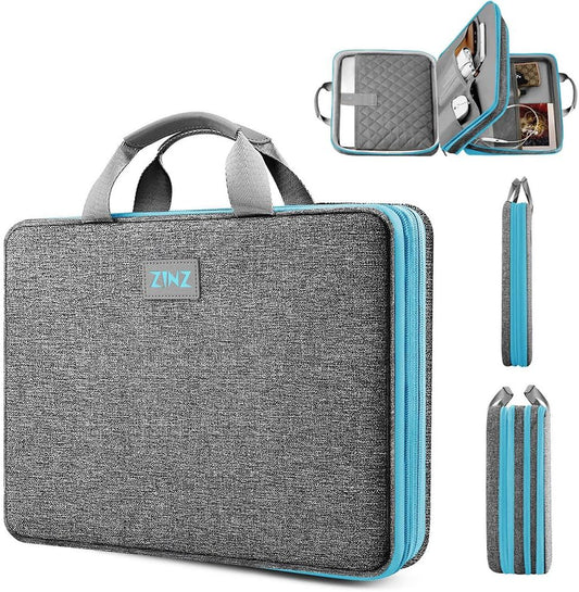 ZINZ Slim Expandable 13 13.3 13.6 14 Laptop Case Sleeve Compatible with MacBook Air/Pro 13-14 M1 M2 M3 2021-2023 Pro/Max,13.5 Surface Laptop 4/3,L01G02