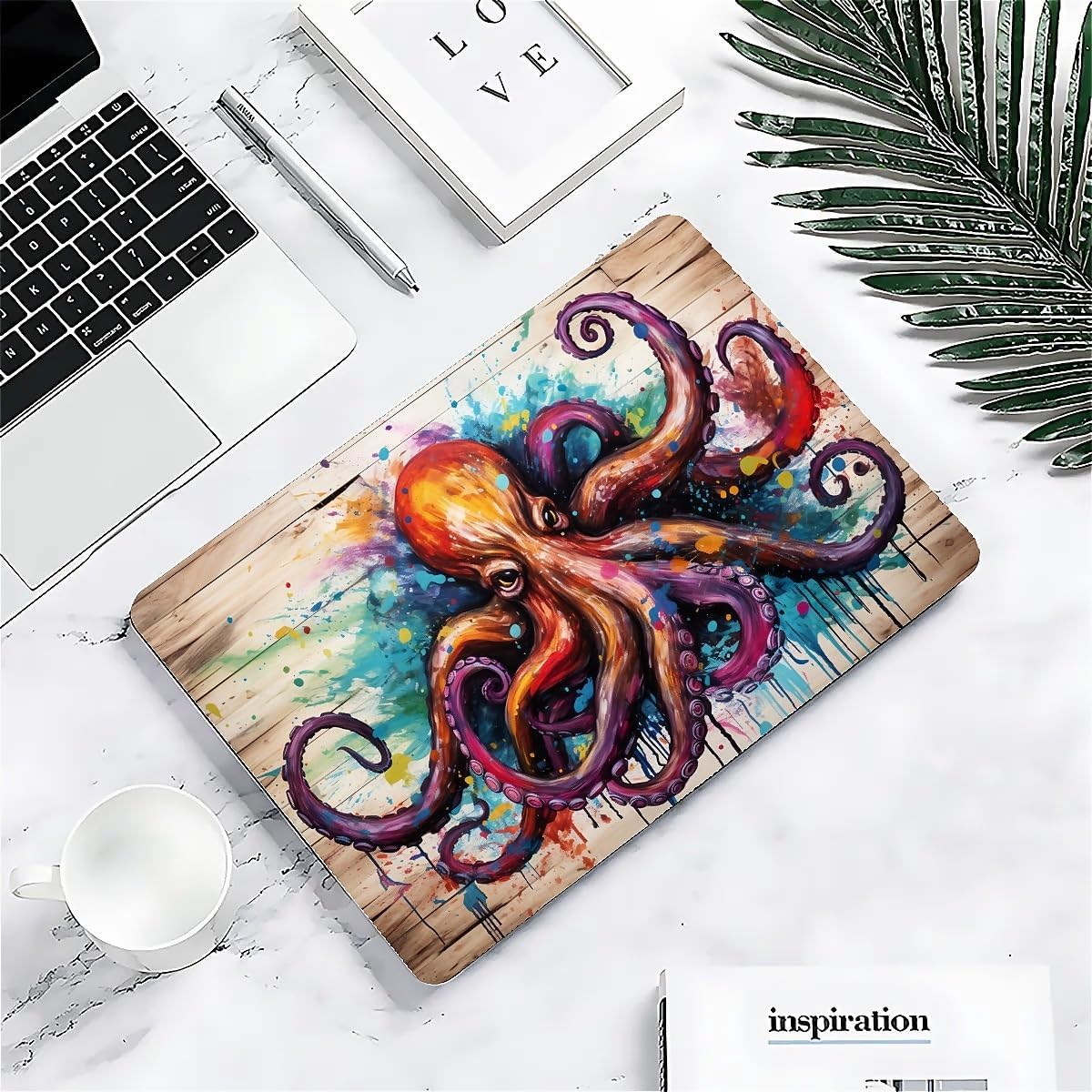 Compatible with MacBook Air 13.3 13.6 Inch Case 2022 2021 2020 2019 Plastic Hard Shell Case Cover,13.3 Pro(A1706/A1708/A1989/A2159/A2289/A2338), Octopus