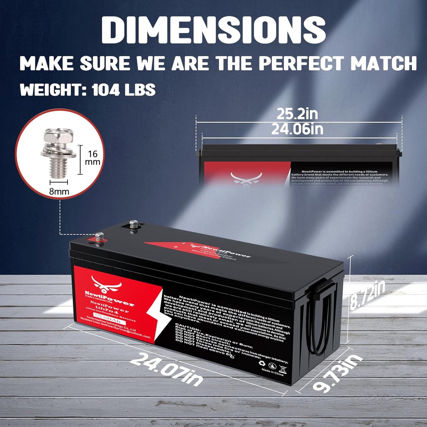 12V 600Ah Lithium LiFePO4 Battery with 250A BMS Grade A Cells Deep Cycle Rechargeable Battery,10000+ Cycles,Perfect for Golf Cart,Off Grid Applications (12.8V 600Ah-BLU)