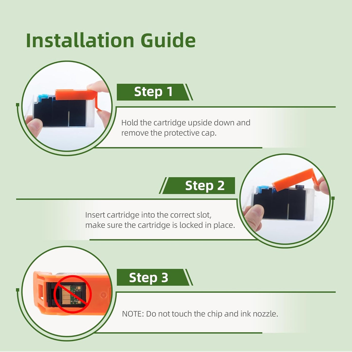 902XL Ink Cartridges for HP Printers Replacement for HP 902XL Black Ink Cartridge High-Yield Works for 6958 6962 6950 Pro 6978 6968 6975 Printer T6M14AN 2-Pack, Upgraded Chip Version