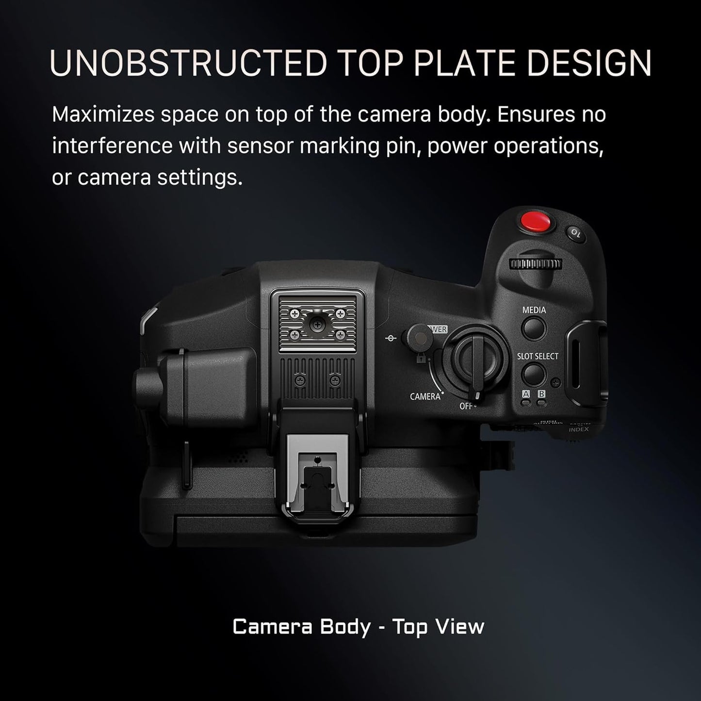 Tilta Camera Cage Compatible with Canon C80 Base Kit | Includes Top Plate, Side Arms, Bottom Plate, NATO Rail, HDMI Clamp & Cold Shoe Receiver | Custom Fit for C80 Body