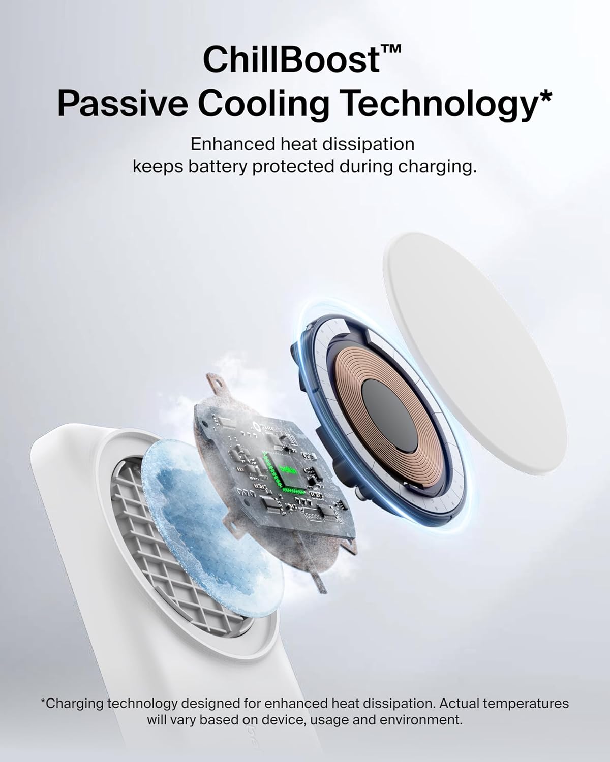 Belkin MagSafe Charger Compatible, 2-in-1 Charging Station, Qi2.2 25W Magnetic Wireless Charger Dock, Foldable Stand, with 5W USB-C Port, for iPhone 16/15/14, AirPods (45W Adapter Included)