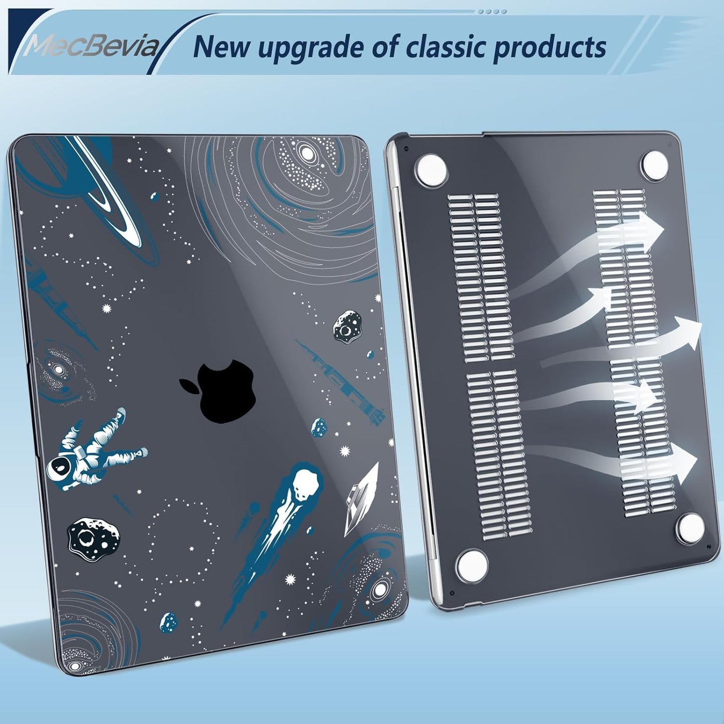 Compatible with MacBook Air 15 inch Case, M4 A3241/M3 A3114/M2 A2941 (Released 2025 to 2023), Hard Shell, Keyboard Cover, Screen Protector, Webcam Cover & Type-C Adapter, Aerospace