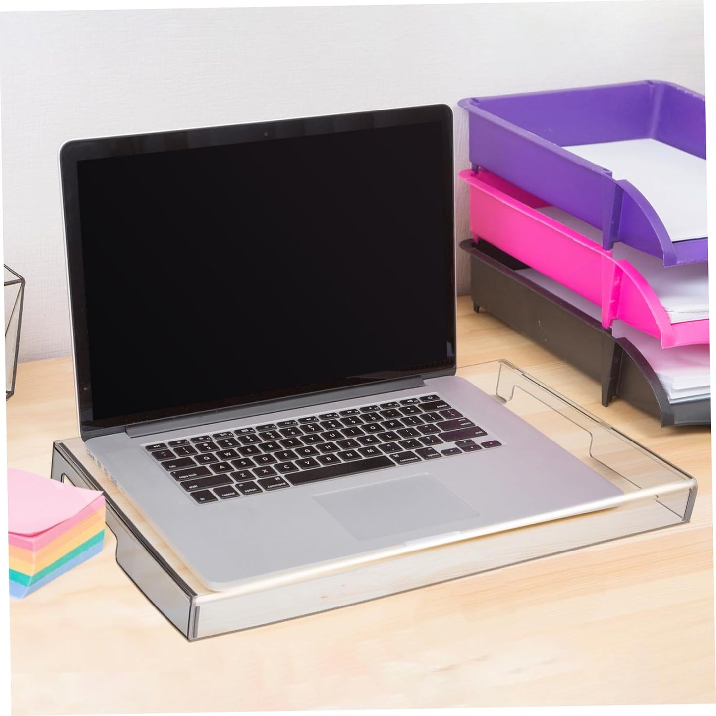 DOITOOL Clear Acrylic Keyboard Cover Protector, 15.6 in Laptop Keyboard Cover Mechanical Laptop Protector Cats from Touching Keyboard,15.7x10.4x1.6in