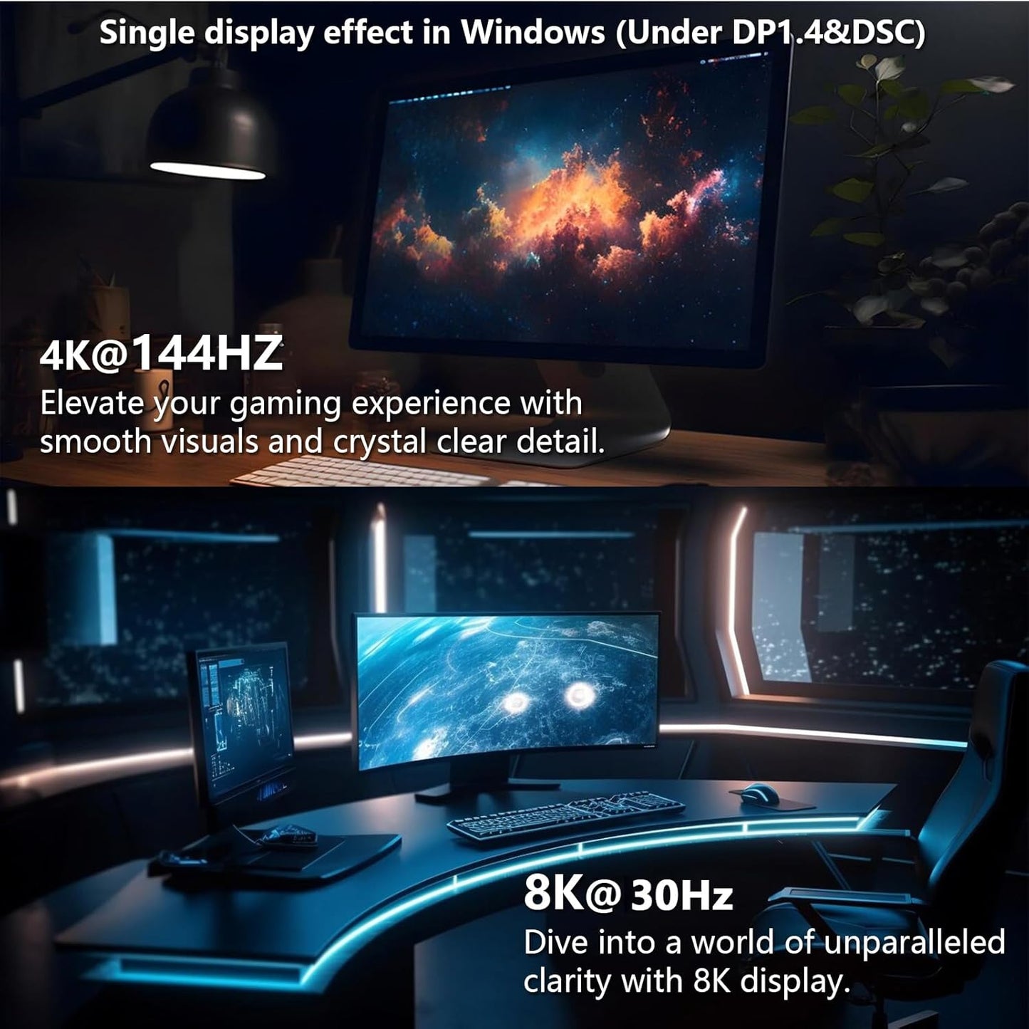 WAVLINK Laptop Docking Station 3 Monitors(Max Resolution: Single 8K or Triple 4K), 11-in-1 USB C Docking Station with 125W PD3.1 Pass-Through, HDMI + 2*DP, for MacBook M1/M2/M3/M4 & Windows, SD/TF