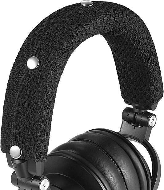 GEVO Replacement Headphone Headband Cover for AKGs, Senheiser, Sony,ATH,Audio-Technica,Shure,Panasonice Headsets,Headband Cushion Easy Installation No Tool Needed(Black)