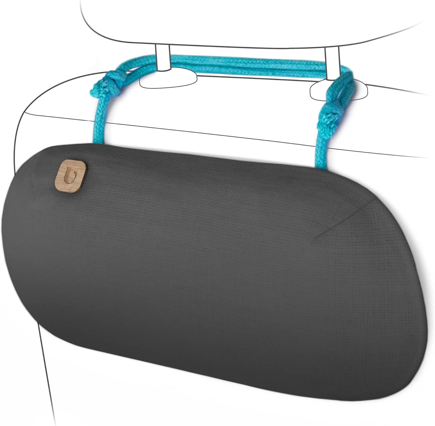 Car Air Freshener - Lasts 365+ Days No Chemicals 100% Activated Bamboo Charcoal Fragrance-Free Deodorizer, Natural Auto Odor Eliminator, Purifier, Neutralizer, Absorb Smoke Smell