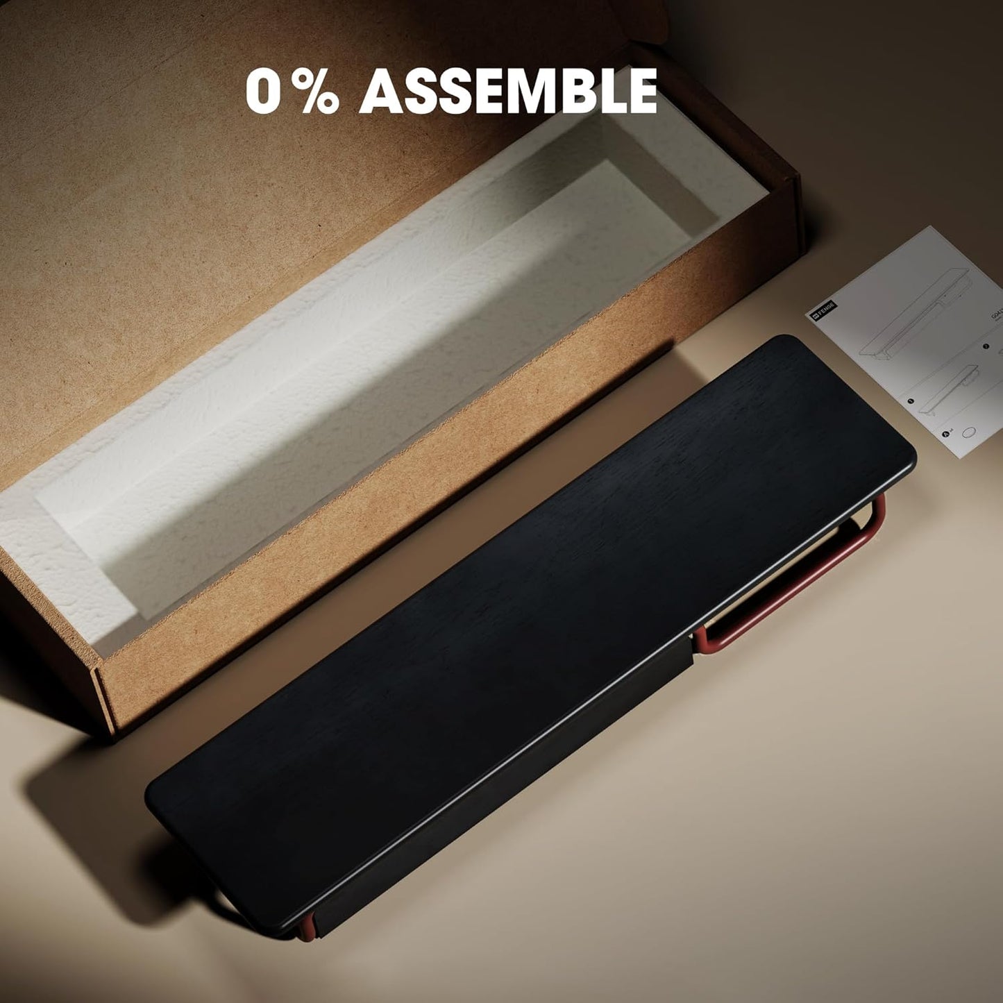 Fenge Dual Monitor Riser, 37 Inch Monitor Stand for Desk, Solid Wood Desk Shelf with Large Drawer Organizer, No Assembly Computer Stand for PC, Laptop, Printer, TV