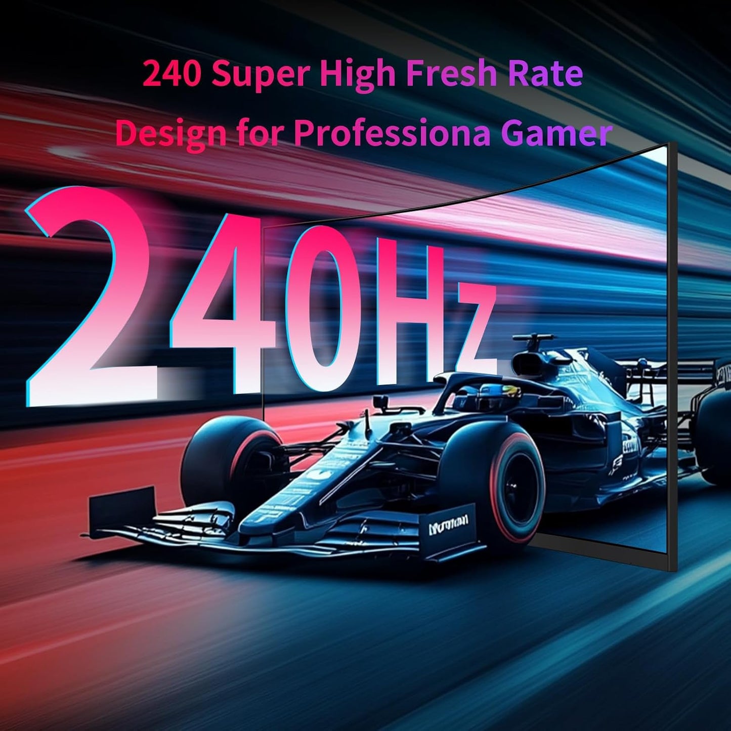 KTC 32Inch 240Hz Curved Gaming Monitor, 1000R VA, QHD(2560x1440p), 4000:1 Contrast, Support FreeSync GSync, HDMI2.0(144hz)/DP1.4(240hz)/Earphone, Tilt, Xbox PS5 Switch, 2K Computer Monitor for Gamer