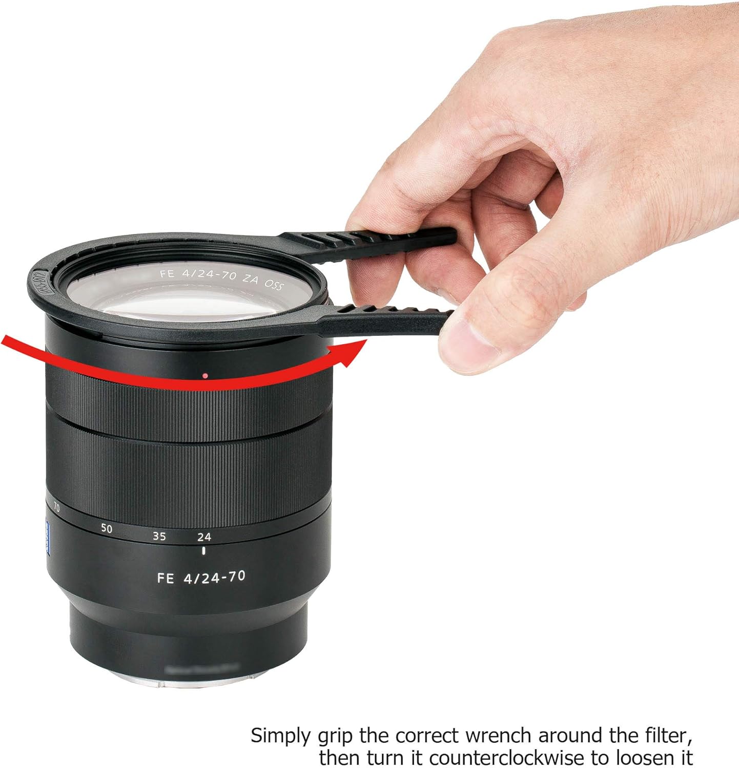 Camera Lens Filter Wrench Kit: PROfezzion 3 Pack Wrench for ND UV CPL Filter, Fit 37-52mm 55-72mm 77-95mm Lens Thread for Canon Nikon Sony Fujifilm Olympus Pentax & Other Camera