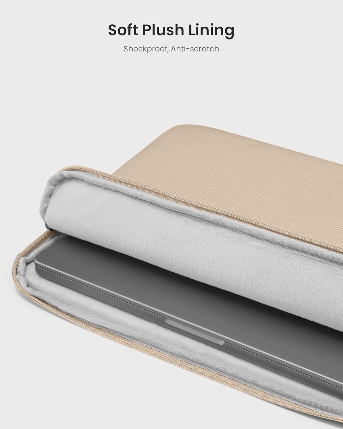 tomtoc Slim Laptop Sleeve Case for 13-inch New MacBook Air M4/A3420 M3/A3113 M2/A2681, M1/A2337 2025-2018, MacBook Pro M2/M1, Water-Resistant Protective Carrying Case with Accessories Pocket