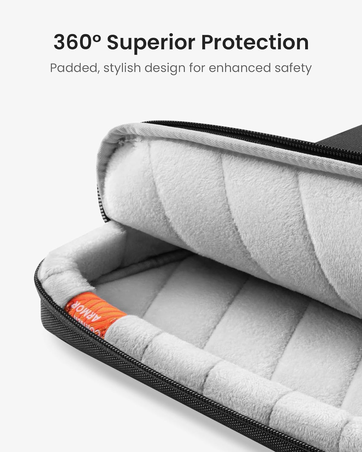 tomtoc Laptop Shoulder Bag for 14 Inch MacBook Pro M4/M3/M2/M1 Pro/Max 2024-2021, 13.5-14.4 Surface Laptop 6/5/Studio 2, Surface Book 3, 360 Protective Case Fit Asus VivoBook