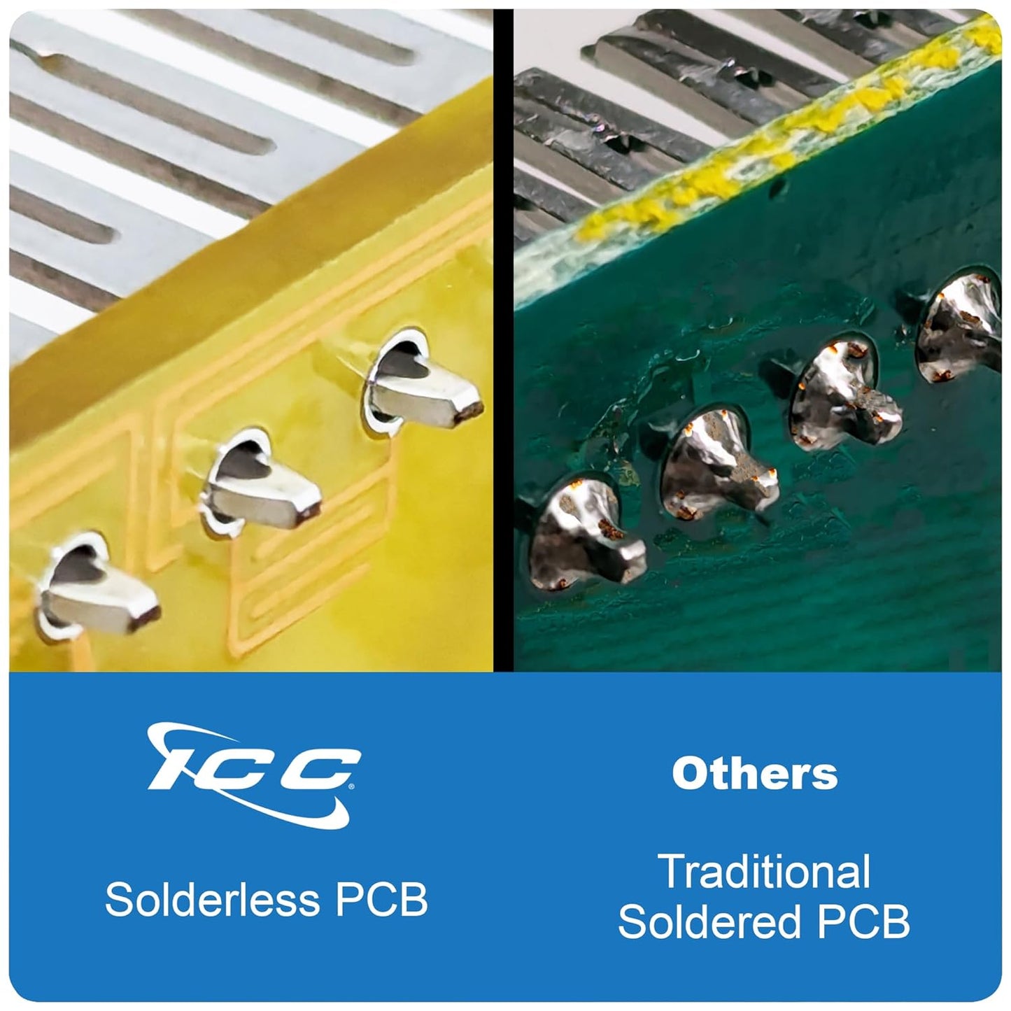 ICC CAT6 Patch Panel, UL Listed & PoE++ Rated Gigabit Applications, Wall Mount 12 Port Network Patch Panel with Front 110 IDC Terminal Blocks and Removable Cover, Black