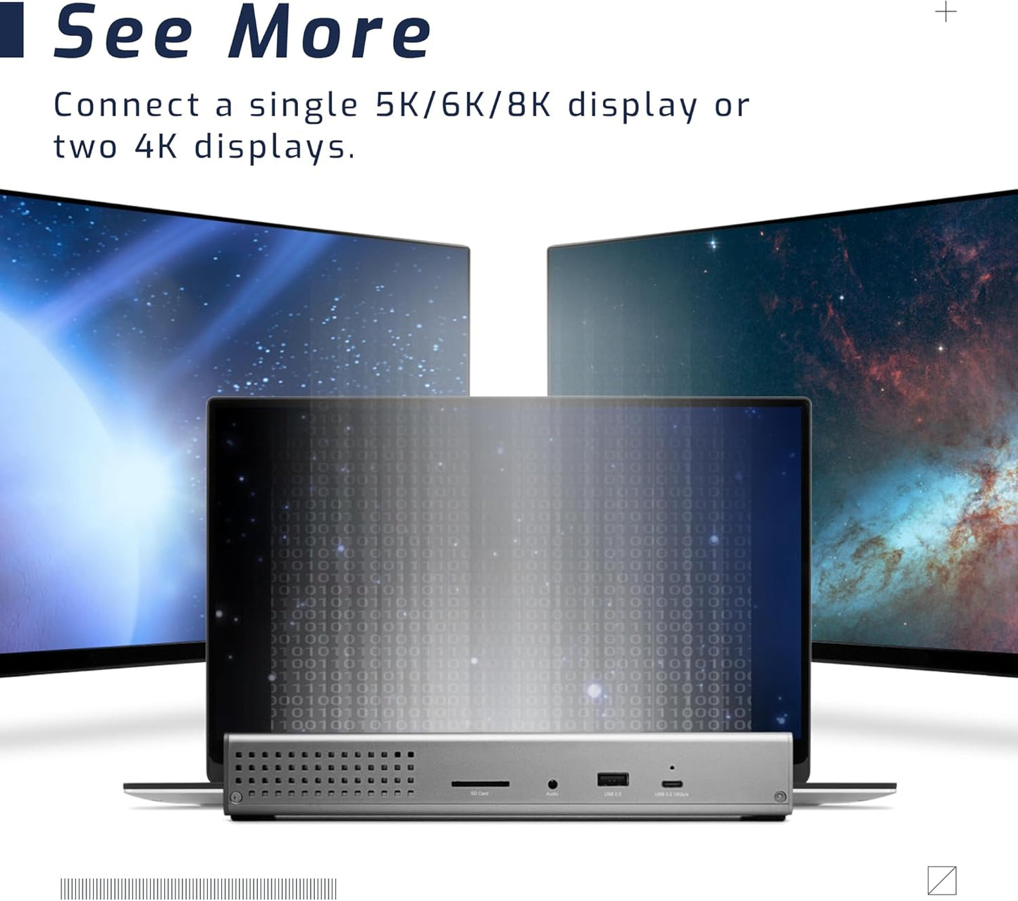 OWC Thunderbolt Go Dock, 11 Ports, Built in Power Supply, 90W Charging, TB4 (USB-C), USB, HDMI, 2.5GbE, SD, Also Compatible with USB-C Devices, Supports Thunderbolt Share