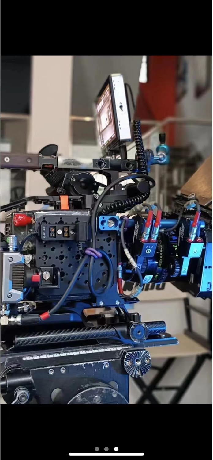 Block 3/8" Thread Bracket Lock Mounting Adapter for ARRI Sony RED Camera Lens Motor Teradek Wireless Black