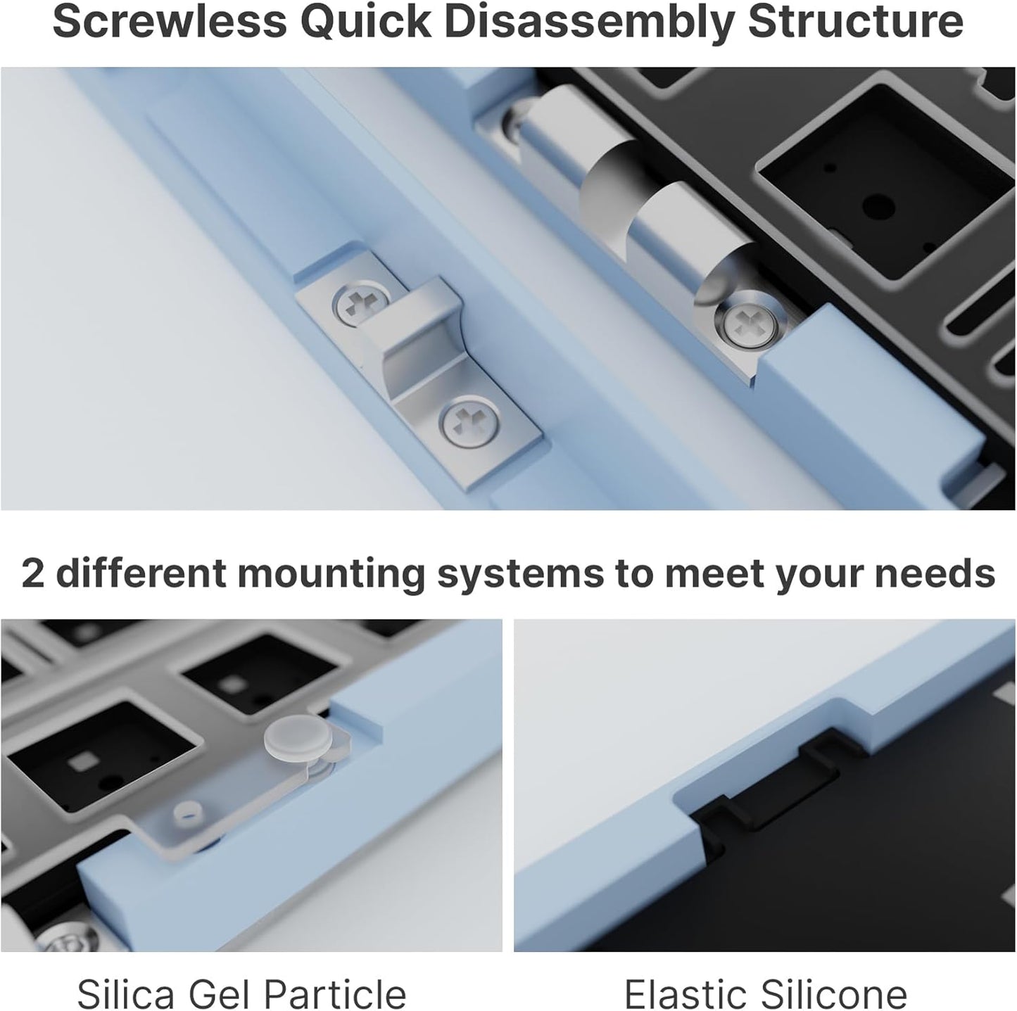 Chilkey ND TKL Aluminum Mechanical Keyboard, 87 Keys Tenkeyless Wireless Gaming Keyboard, Tri-Mode BT5.3/2.4GHz/USB-C PBT Keycaps Hot Swappable Custom Key Board for Windows Laptop Office PC