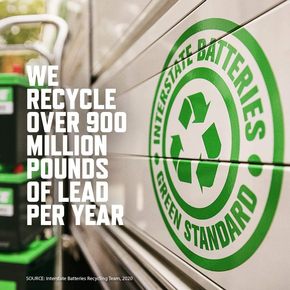 Interstate Batteries YTX4L-BS 12V 3Ah Powersports Battery 50CCA AGM Rechargeable Replacement for BRP, Honda, KTM Motorcycles, Scooters, ATVs (CYTX4L-BS/CITX4L-BS)