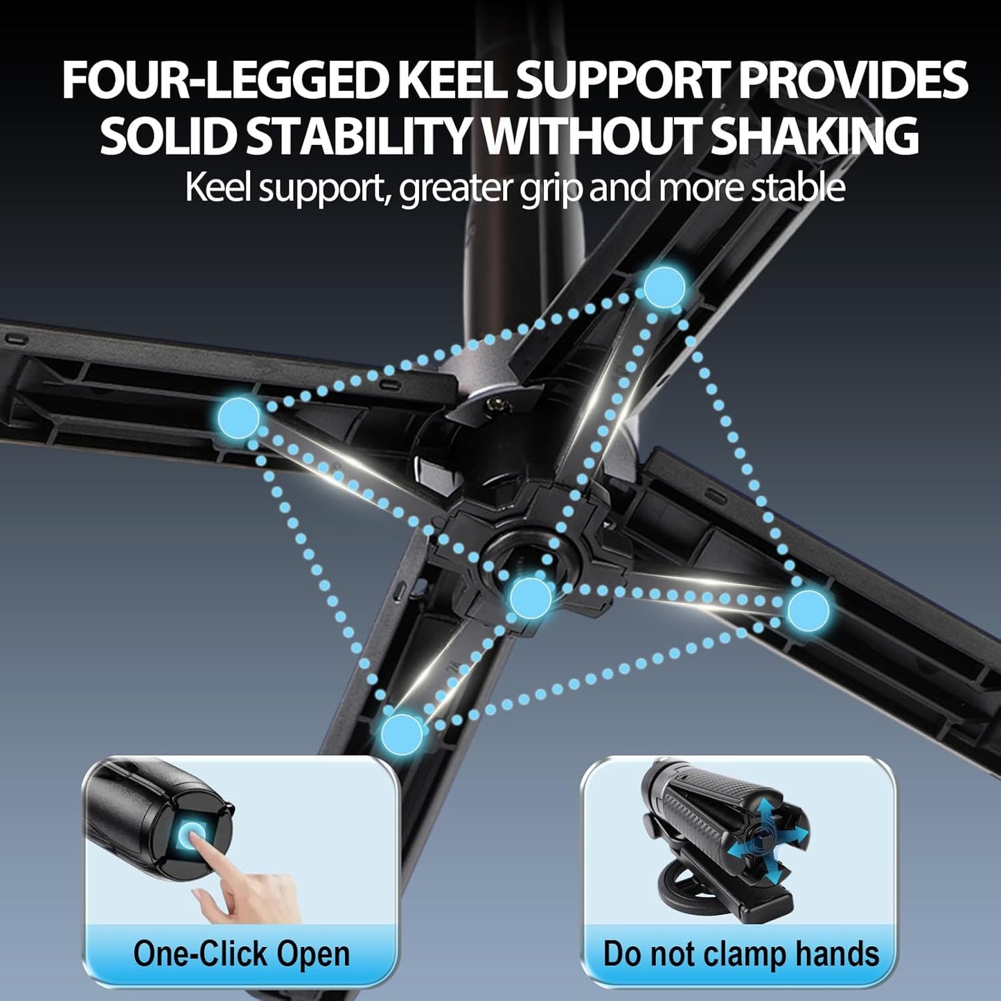 4-in-1 Multifunctional Magnetic Selfie Stick,Portable Pocket Size Selfie Stick for iPhone Magsafe,360° Rotation Phone Tripod with Wireless Remote for iPhone & Android