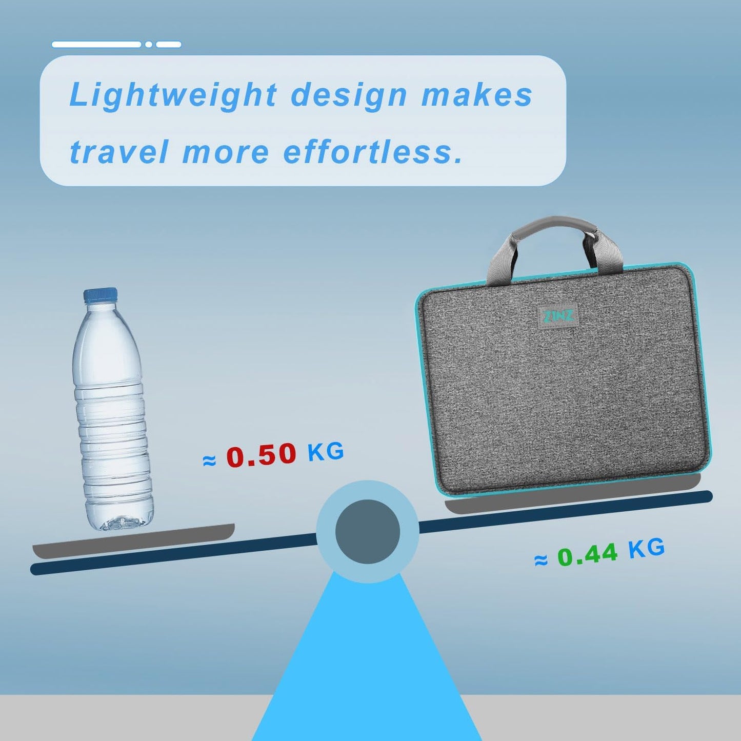 ZINZ Laptop Case Computer Sleeve Briefcase with Multi-pockets for 11.6 12.9 13 13.3 14 15 15.6 16 inch Notebooks