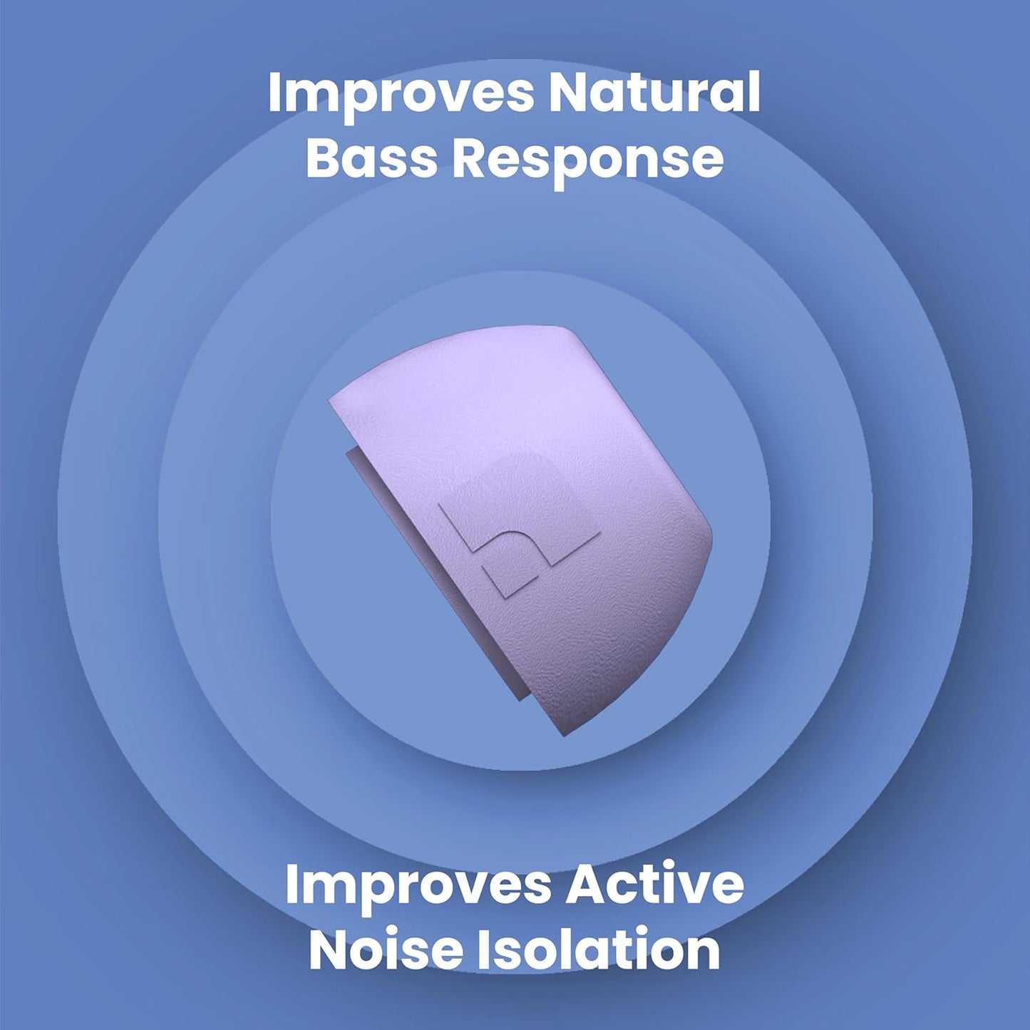 Foam Masters Ultra-Premium Memory Foam Ear Tips for AirPods Pro 1st & 2nd Gen | 3 Pairs | Black Magic Ver 6.0 | Secure | Comfort | Better Noise Cancel | Replacement Buds – Lilac Purple, Medium