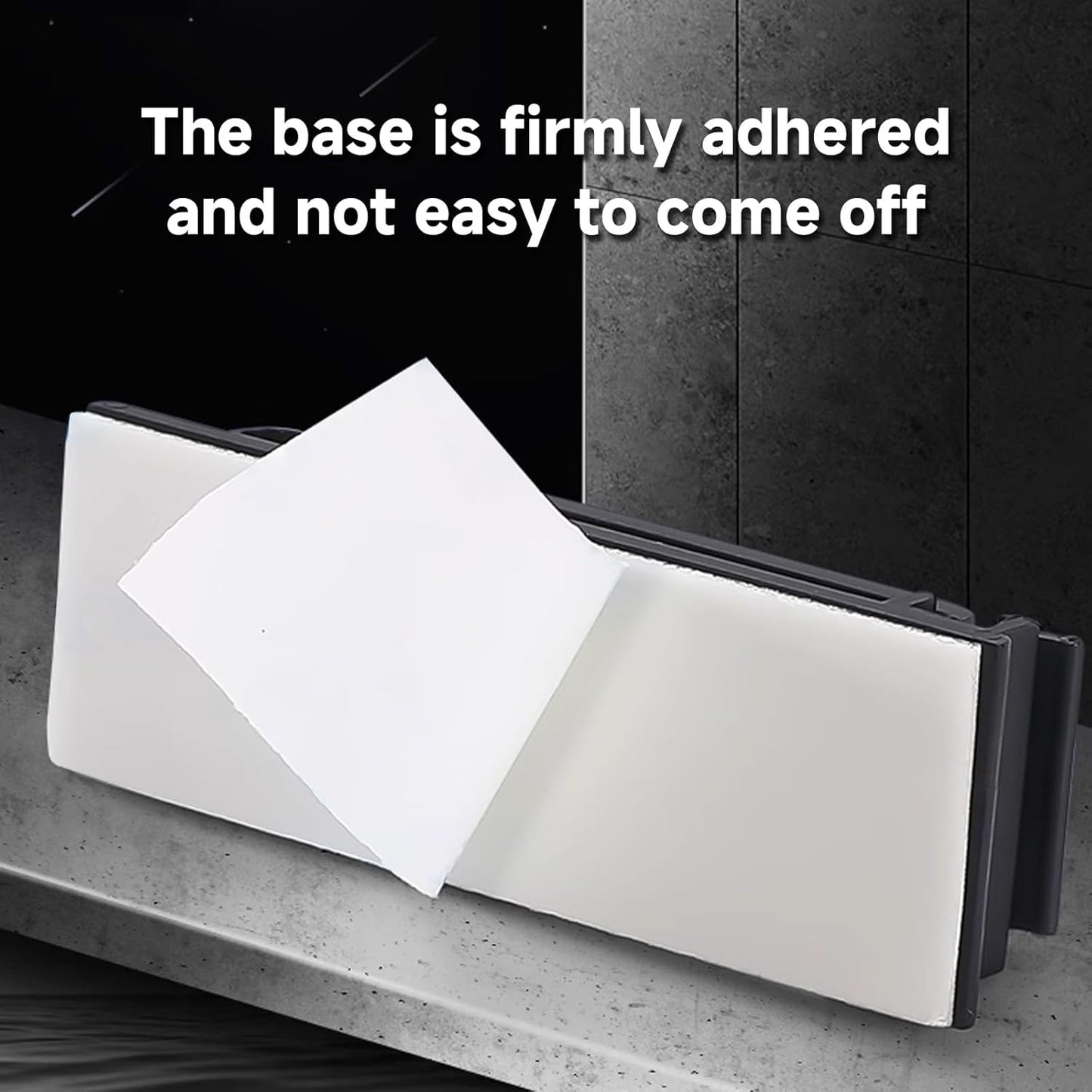 Adhesive Cable Clips Holder, Outdoor Light Clips, Black Cord Wire Clips, Sturdy Nylon Cord Wall Finisher Wire Clamp for Home, Car, Office Desk Wire Management (Black, XL-40 PCS)